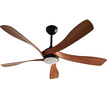 ELEMENT ACE Modern 52 Inch Ceiling Fan with Dimmable LED Light and Quiet DC Motor