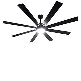 ELEMENT ACE 72 Inch Industrial Smart Ceiling Fan with Light and Remote Control