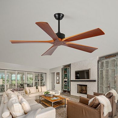 ELEMENT ACE 52-Inch Indoor-Outdoor Ceiling Fan with Light and Remote Control