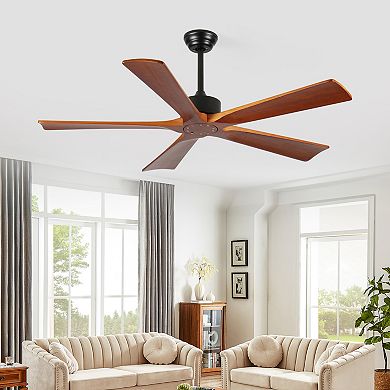 ELEMENT ACE 52-Inch Indoor-Outdoor Ceiling Fan with Light and Remote Control