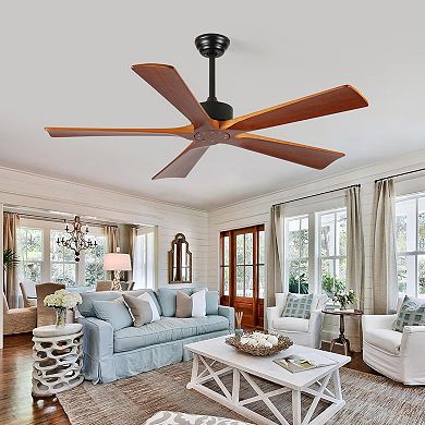 ELEMENT ACE 52-Inch Indoor-Outdoor Ceiling Fan with Light and Remote Control