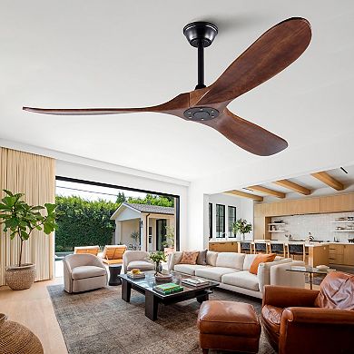 ELEMENT ACE Ceiling Fan with Remote Control and Reversible Motor for Indoor and Outdoor Use