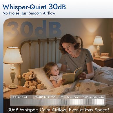 ELEMENT ACE Modern Ceiling Fan with Integrated LED Light and Remote Control