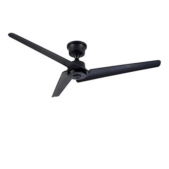 ELEMENT ACE 52 Inch Flush Mount Ceiling Fan with Remote Control and Reversible DC Motor