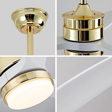 ELEMENT ACE Modern Ceiling Fan with Integrated Lighting and Remote Control