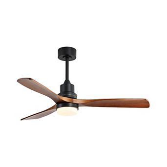 ELEMENT ACE Solid Wood Blade Ceiling Fan with Remote Control and DC Motor