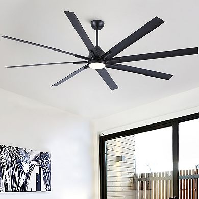 ELEMENT ACE Super Large Ceiling Fan with Remote Control and Integrated LED Light