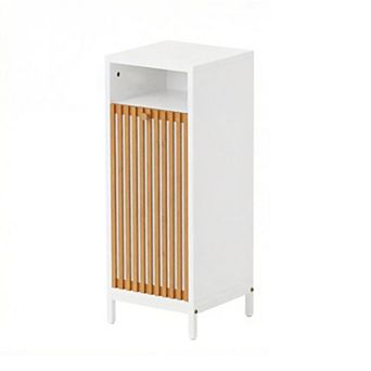 ELEMENT ACE Freestanding Bathroom Storage Cabinet with Louvered Doors