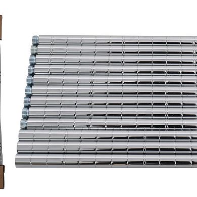 ELEMENT ACE 6 Tier Adjustable Heavy Duty Metal Corner Shelf Rack for Storage and Display