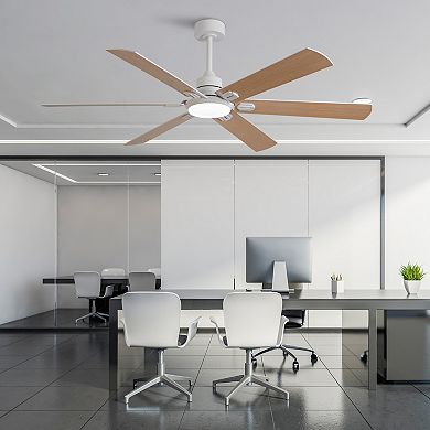 ELEMENT ACE 60-Inch Reversible Blade Ceiling Fan with Dimmable LED Light and Remote Control