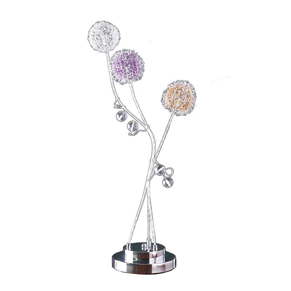 ELEMENT ACE Modern Aluminum LED Table Lamp with Shade and In-Line Switch
