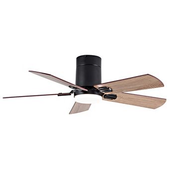ELEMENT ACE Low Profile Ceiling Fan with Dimmable LED Light and Remote Control