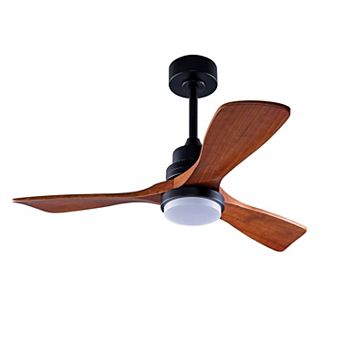 ELEMENT ACE Modern 42 Inch Ceiling Fan with Integrated LED Light and Remote Control