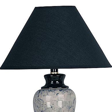 ELEMENT ACE Tall Ceramic Table Lamp with Urn-Shaped Base and Linen Shade