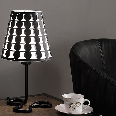 ELEMENT ACE Geometric Table Lamp with Polypropylene Shade