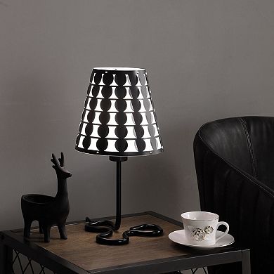 ELEMENT ACE Geometric Table Lamp with Polypropylene Shade