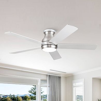 ELEMENT ACE Low Profile Ceiling Fan with Integrated LED Light Kit