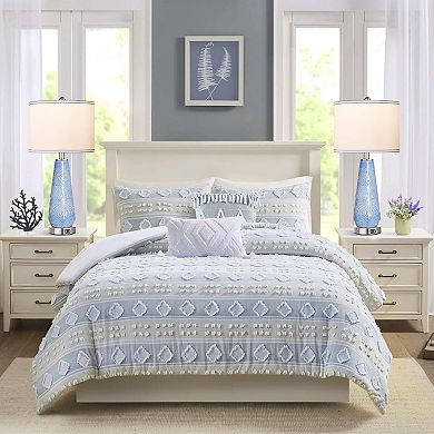 ELEMENT ACE Set of 2 Modern Touch Control Dimmable Table Lamp Set with USB Ports and White Shade