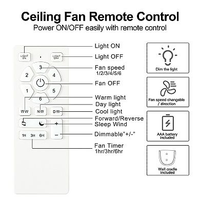 ELEMENT ACE Low Profile Ceiling Fan with Integrated LED Light Kit