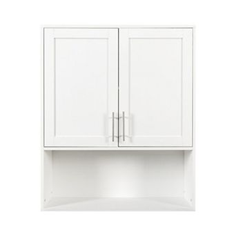 ELEMENT ACE Two Door Wall Mounted Bathroom Mirror Cabinet with Storage and Tissue Slot