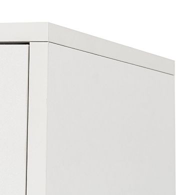 ELEMENT ACE Two Door Wall Mounted Bathroom Mirror Cabinet with Storage and Tissue Slot