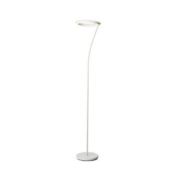 ELEMENT ACE Tall Metal Torchiere Floor Lamp with Halo Design and Matte Finish