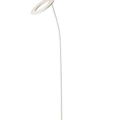ELEMENT ACE Tall Metal Torchiere Floor Lamp with Halo Design and Matte Finish