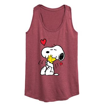Women's Peanuts Lots Of Love Racerback Tank Top