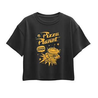 Girls 7-16 Disney / Pixar's Toy Story Pizza Planet "I Have Been Chosen" Boxy Tee