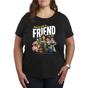 Plus Size Disney / Pixar's Toy Story You've Got A Friend In Me Graphic Tee
