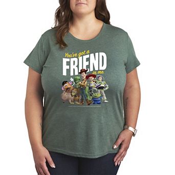 Plus Size Disney / Pixar's Toy Story You've Got A Friend In Me Graphic Tee
