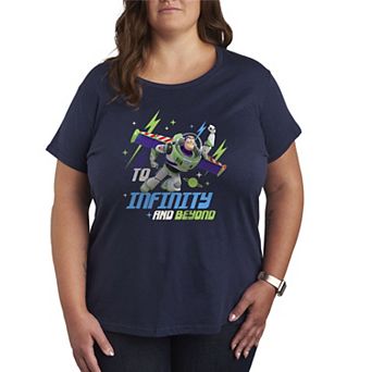 Plus Size Disney / Pixar's Toy Story To Infinity And Beyond Graphic Tee