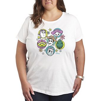 Plus Size Disney / Pixar's Toy Story Group Graphic Tee