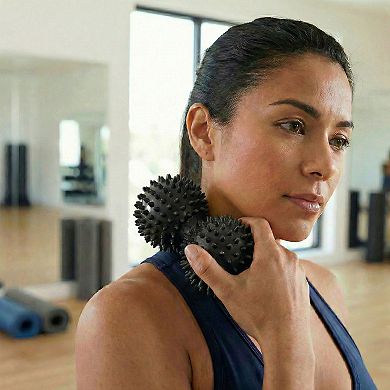 4-PC Textured Peanut Massage Ball for Deep Tissue Spine and Muscle Relief