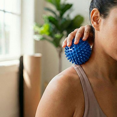 4-PC Spiky Massage Ball for Muscle Relief and Trigger Point Therapy