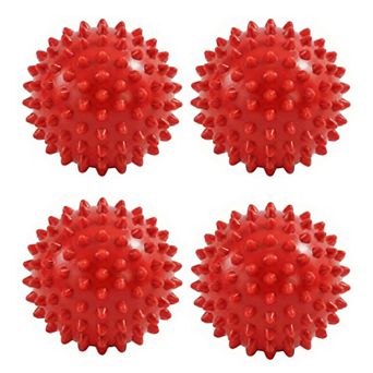 4 pc Spiky Massage Ball for Muscle Relief and Trigger Point Therapy