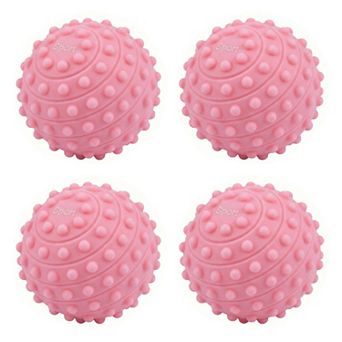 4 pc Textured Massage Ball for Muscle Recovery and Deep Tissue Relief