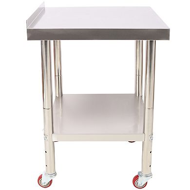 ELEMENT ACE Heavy Duty Stainless Steel Commercial Prep Table with Adjustable Undershelf