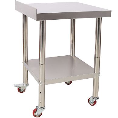 ELEMENT ACE Heavy Duty Stainless Steel Commercial Prep Table with Adjustable Undershelf