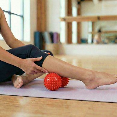 4-PC Textured Peanut Massage Ball for Deep Tissue Spine and Muscle Relief