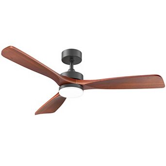Akofun Ceiling Fans with Light and Remote 52 Inch, Indoor Outdoor Low Porfile Modern LED Ceiling Fan