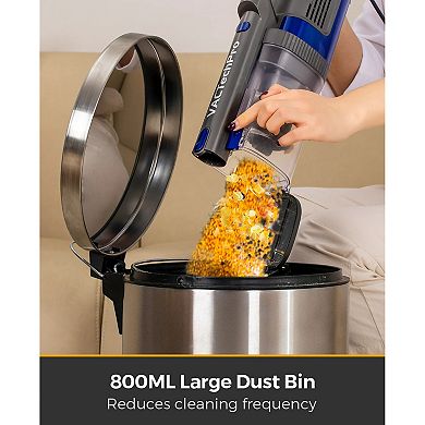 Corded Vacuum Cleaner 680W, 32KPa Powerful Suction, Lightweight for Hardwood Floors & Pet Hair