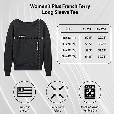 Plus Size Disney / Pixar's Toy Story Rex Sketch French Terry Long Sleeve Tee