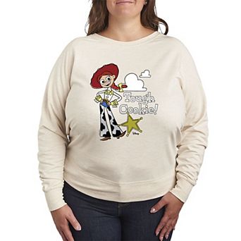Plus Size Disney / Pixar's Toy Story Jessie Tough Cookie! French Terry Long Sleeve Tee