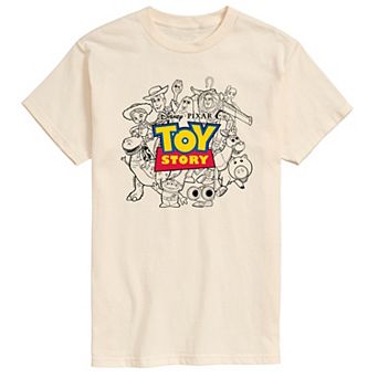 Men's Disney / Pixar's Toy Story Group Collage Graphic Tee