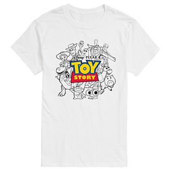 Men's Disney / Pixar's Toy Story Group Collage Graphic Tee