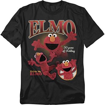 Big & Tall Sesame Street Tickle Me Elmo Collage Tee