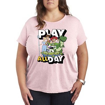 Plus Size Disney / Pixar's Toy Story Play All Day Graphic Tee