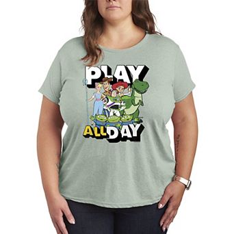 Plus Size Disney / Pixar's Toy Story Play All Day Graphic Tee