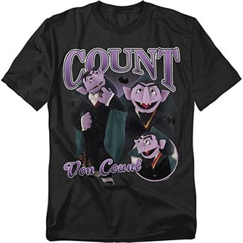 Big & Tall Sesame Street Count Von Count Tee